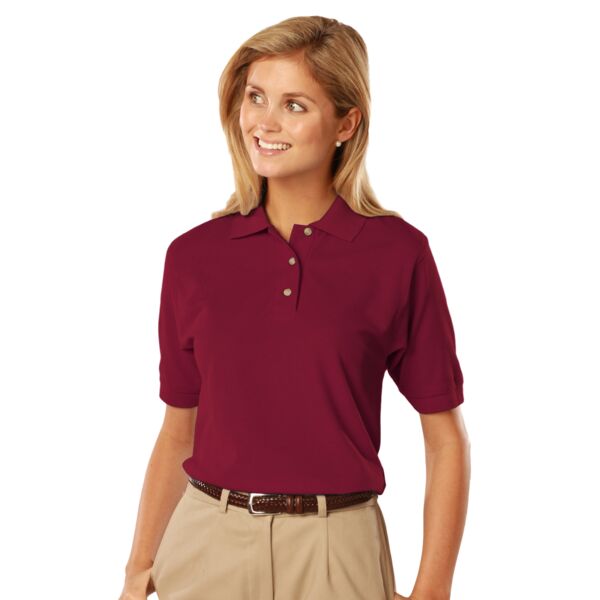 Ladies' 100% Cotton Pique Polo Thumbnail