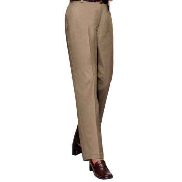 Ladie's teflon Twill Flat Front Pant Thumbnail
