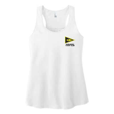 DT6302 RacerbackTank Flag Logo - White, Grey Thumbnail